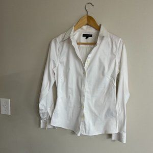 J Crew 100% linen wite shirt (slightly oversized)